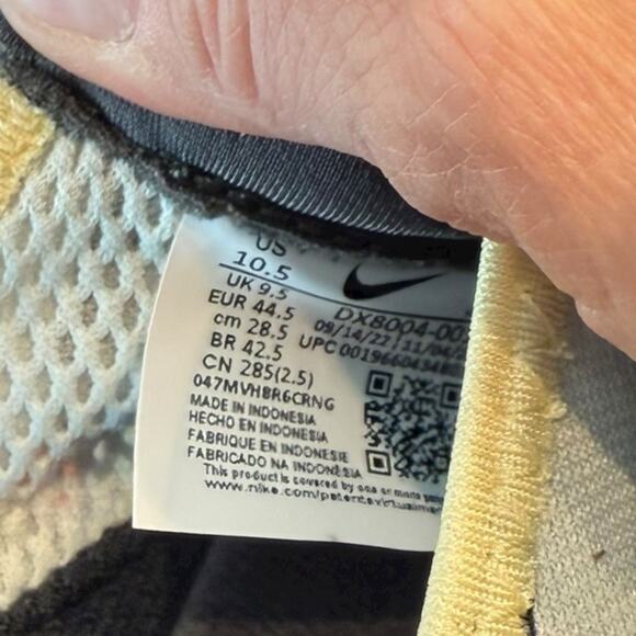 Nike Air Kukini Low Abstract Slip-on Men’s 10.5 DX8004-001 NWOT - Picture 13 of 15